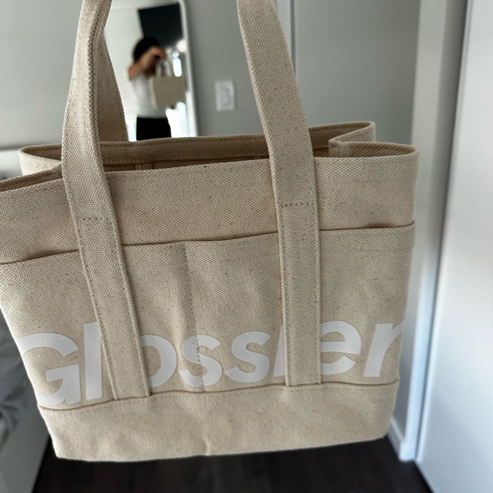 Glossier tote bag